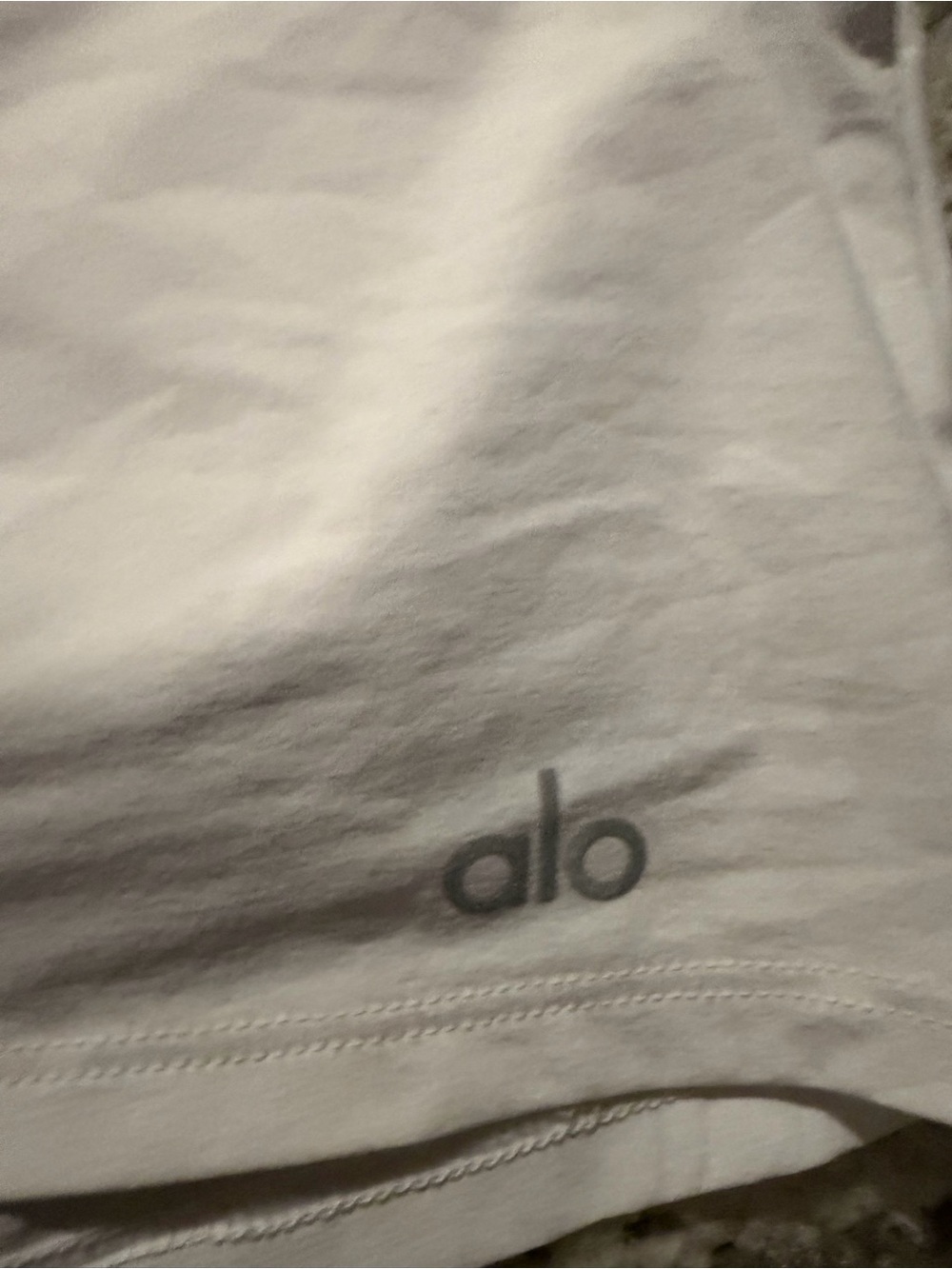 ALO Yoga White High-Rise Athletic Shorts - Picture 9 of 12